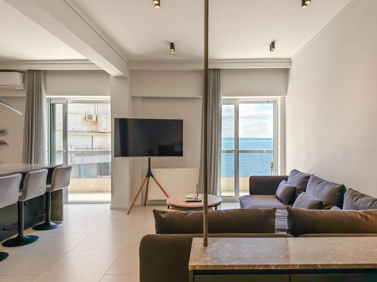 Luxury Sea View Retreat Apartman Szaloniki Kültér fotó