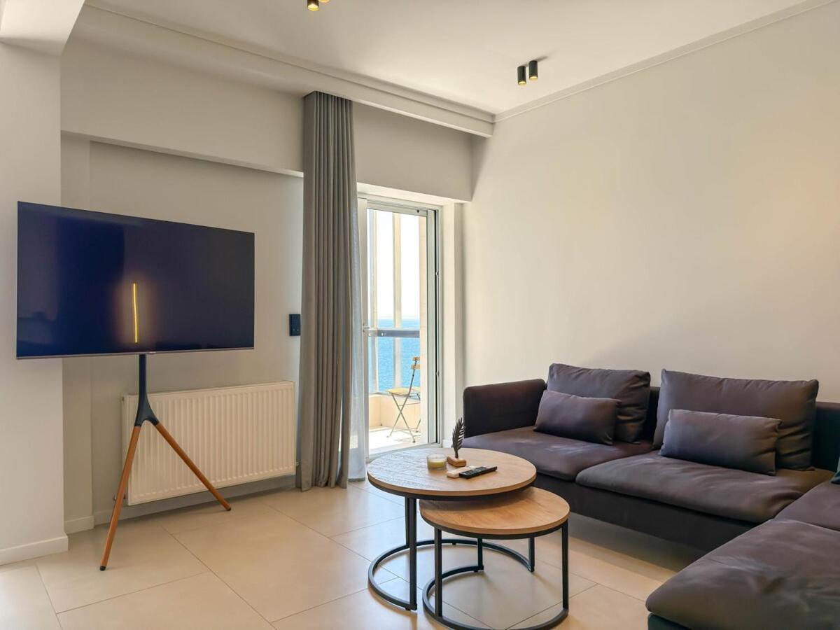 Luxury Sea View Retreat Apartman Szaloniki Kültér fotó